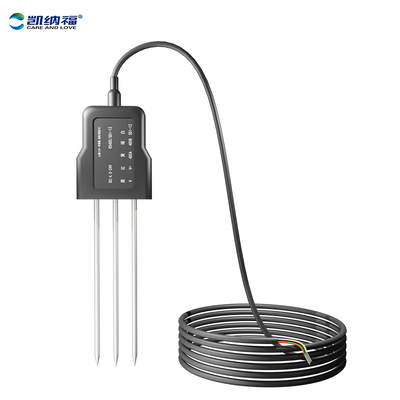 KNF-315TDR 3-in-1 Soil Sensor: High Precision Volumetric Water Content (VWC), Electrical Conductivity (EC) & Temperature Meter, IP68 Waterproof FDR Technology for Precision Agriculture & Saline Soil